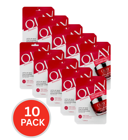 Olay Regenerist Sheet Maskniacinamide + Collagen Peptide 24 (10x Pack)