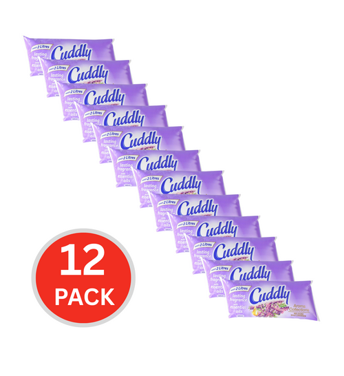 Cuddly 300ml Fabric Conditioner Refill Aroma Collections Relaxing Wild Lavender (12x Pack)