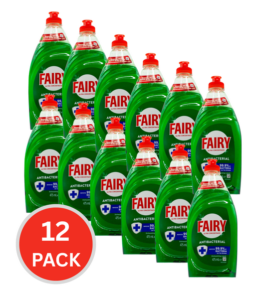 Fairy Dishwashing Liquid Antibacterial Ultra Concentrate 475ml (12x Pack)
