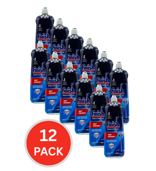 Finish 800ml Rinse And Shine Aid (12x Pack)