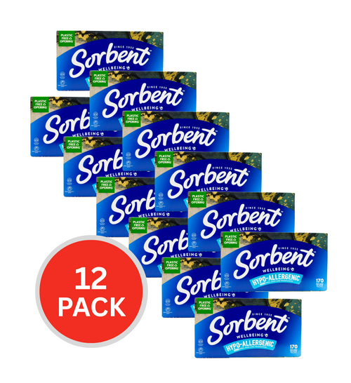 Sorbent Pk170 Facial Tissues Hypo-allergenic 200 (12 Pack)mm X 195mm