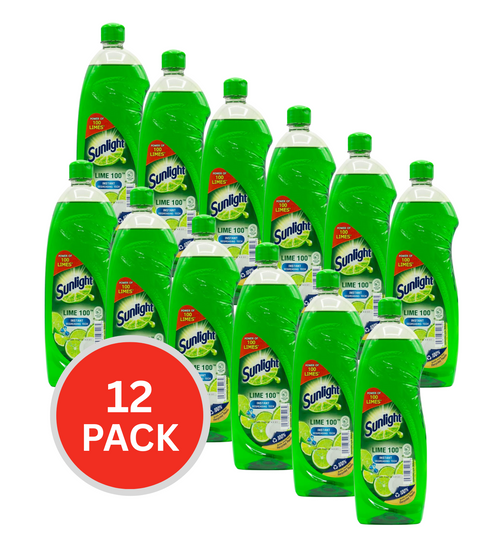 Sunlight Dishwashing Liquid Lime 100 800ml (12 Pack)