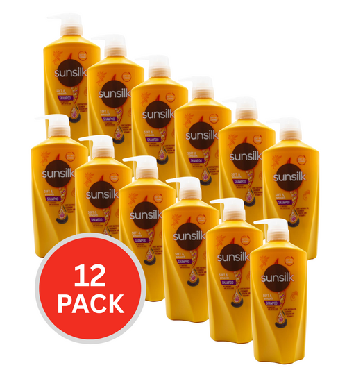 Sunsilk Shampoo Soft And Smooth Cashmere Keratin And Vitamin E 625ml (12 Pack)