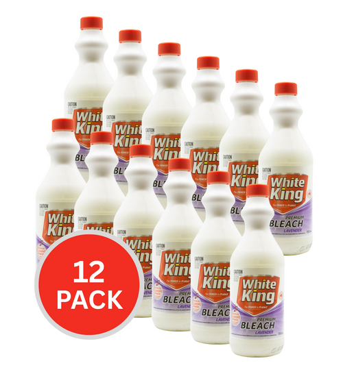 White King Premium Bleach Lavender 750ml (12 Pack)