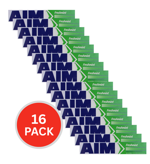 Aim 90g Toothpaste Freshmint 16 x 3Pk (Value Pack 48)
