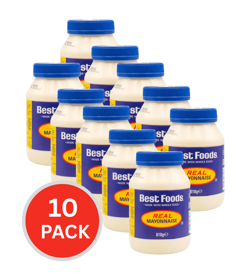 Best Foods 810g Real Mayonnaise (10x Pack)