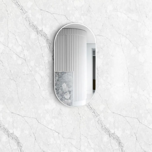 Noosa 900(H)x450(W) White Metal Frame Mirror