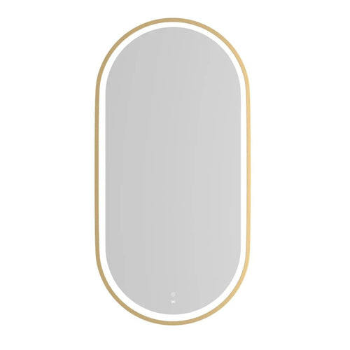 LED Noosa 900(H)x450(W) Gold Metal Frame Mirror