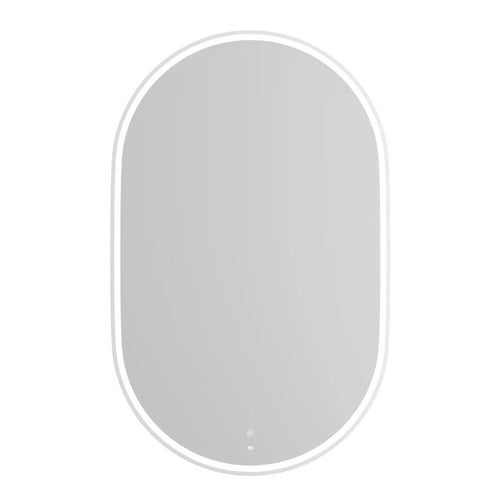 LED Noosa 1200(W)x750(H) White Metal Frame Mirror- Install Horizontal or Vertical
