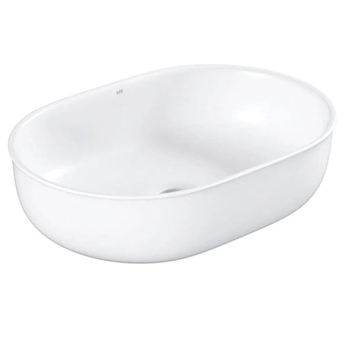 Bronte Oval 500x350x130 Matte White Basin