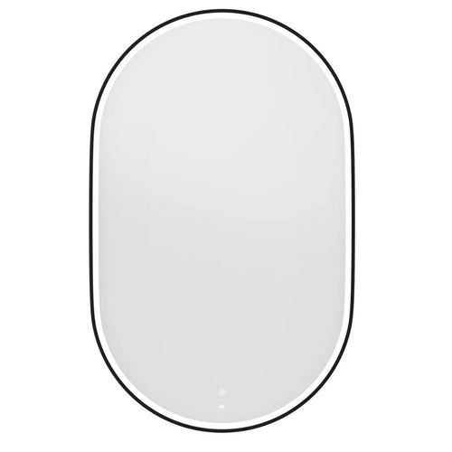 LED Noosa 900(H)x600(W) Black Metal Frame Mirror- Install Horizontal or Vertical