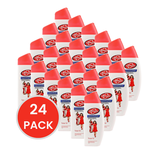 Lifebuoy Antibacterial Body Wash Total 10 300ml (24x Pack)
