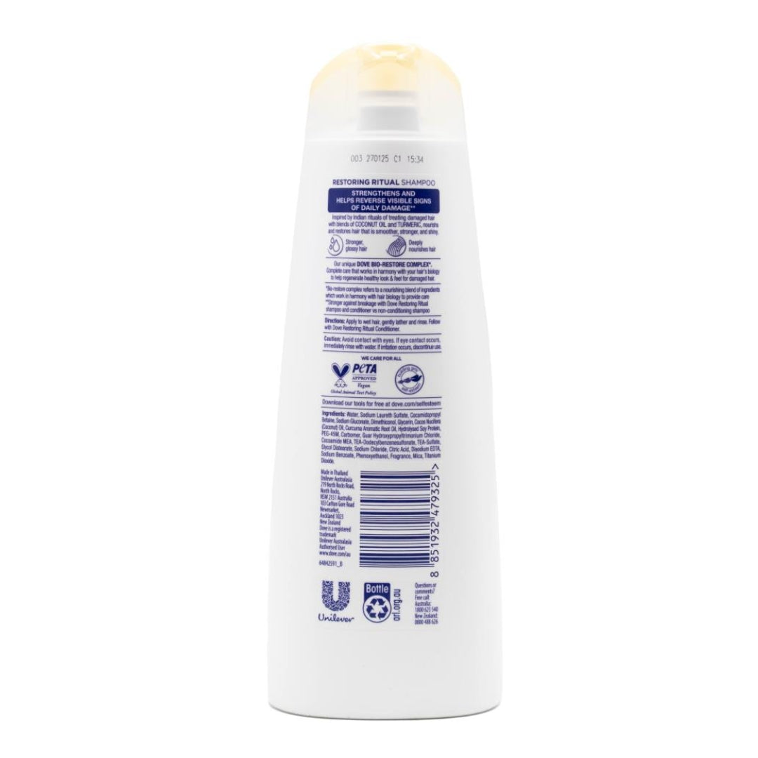 Dove Shampoo Ultra Care Restoring Ritual 350ML (5 Pack)