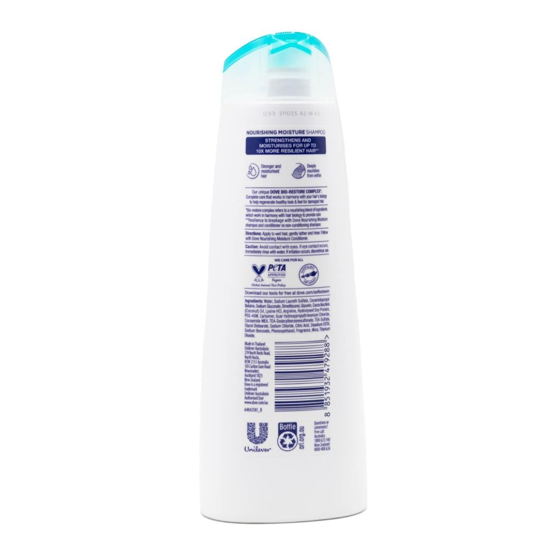Dove Shampoo Ultra Care Nourishing Moisture For Dry Hair 350ML (5 Pack)