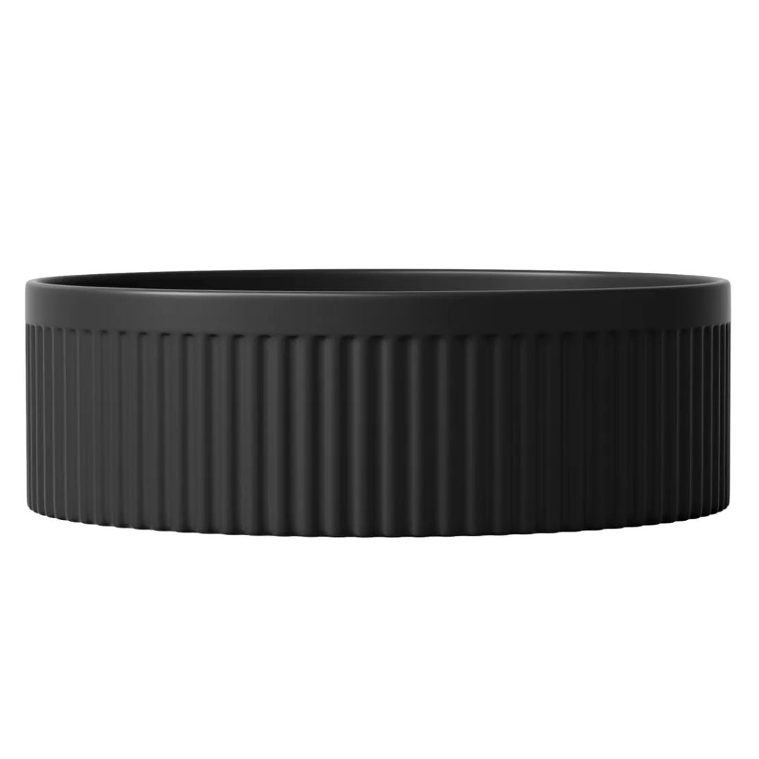 Oxford Round 395x395x120 Matte Black Basin