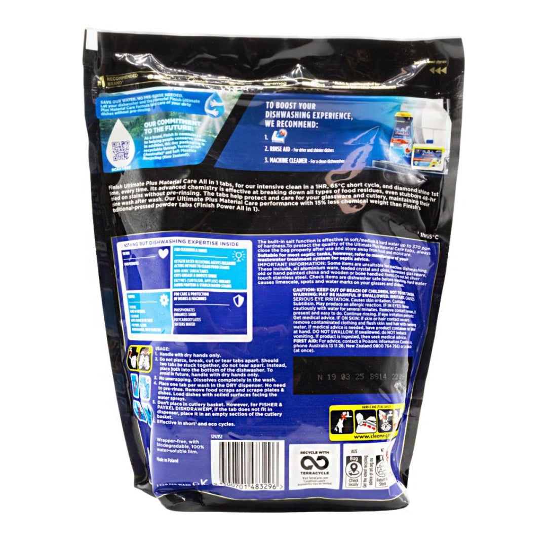 Finish Powerball Ultimate Plus Dishwasher Tablets PK50 (6 Pack)