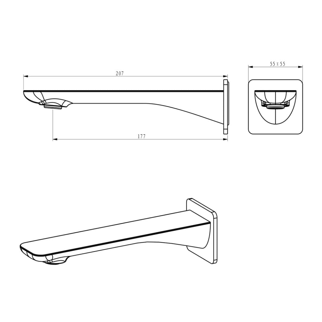 Oskar Bath Spout