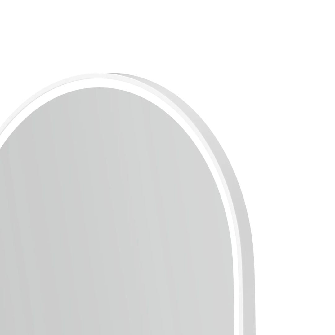 LED Noosa 1200(W)x750(H) White Metal Frame Mirror- Install Horizontal or Vertical