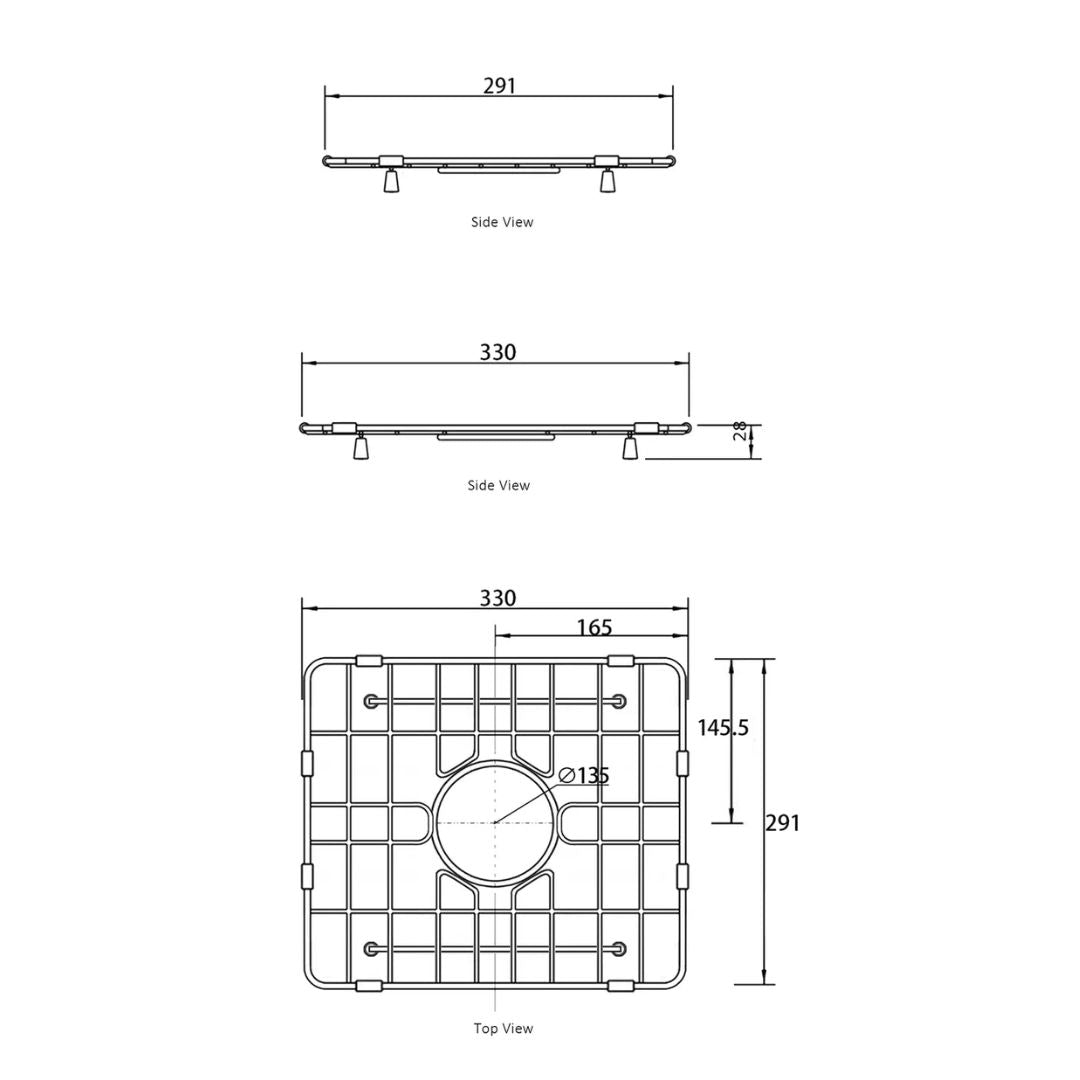 Stainless Steel Protective Grid Twin pack for MC84455