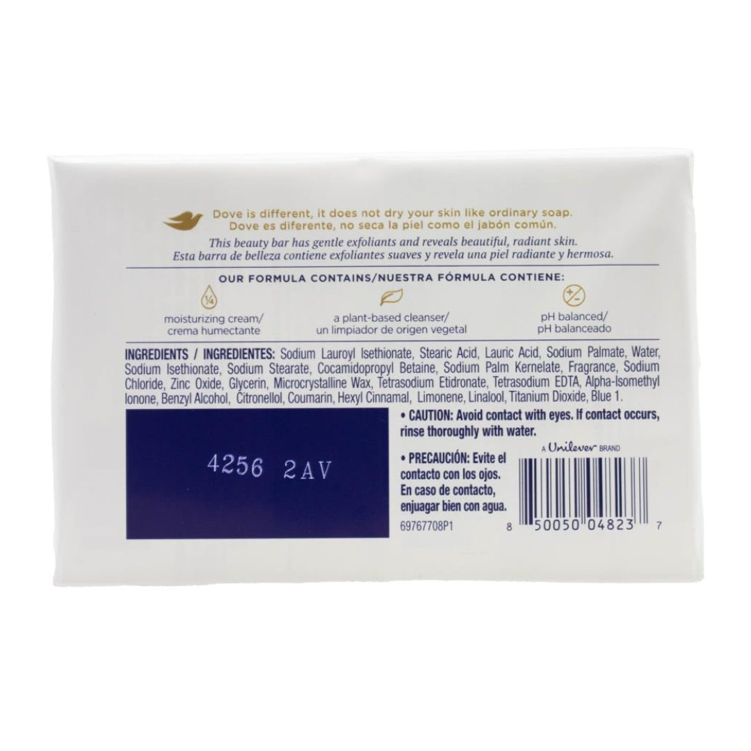 Dove Beauty Soap Bar Gentle Exfoliating 90g Pk4 (12 Pack)