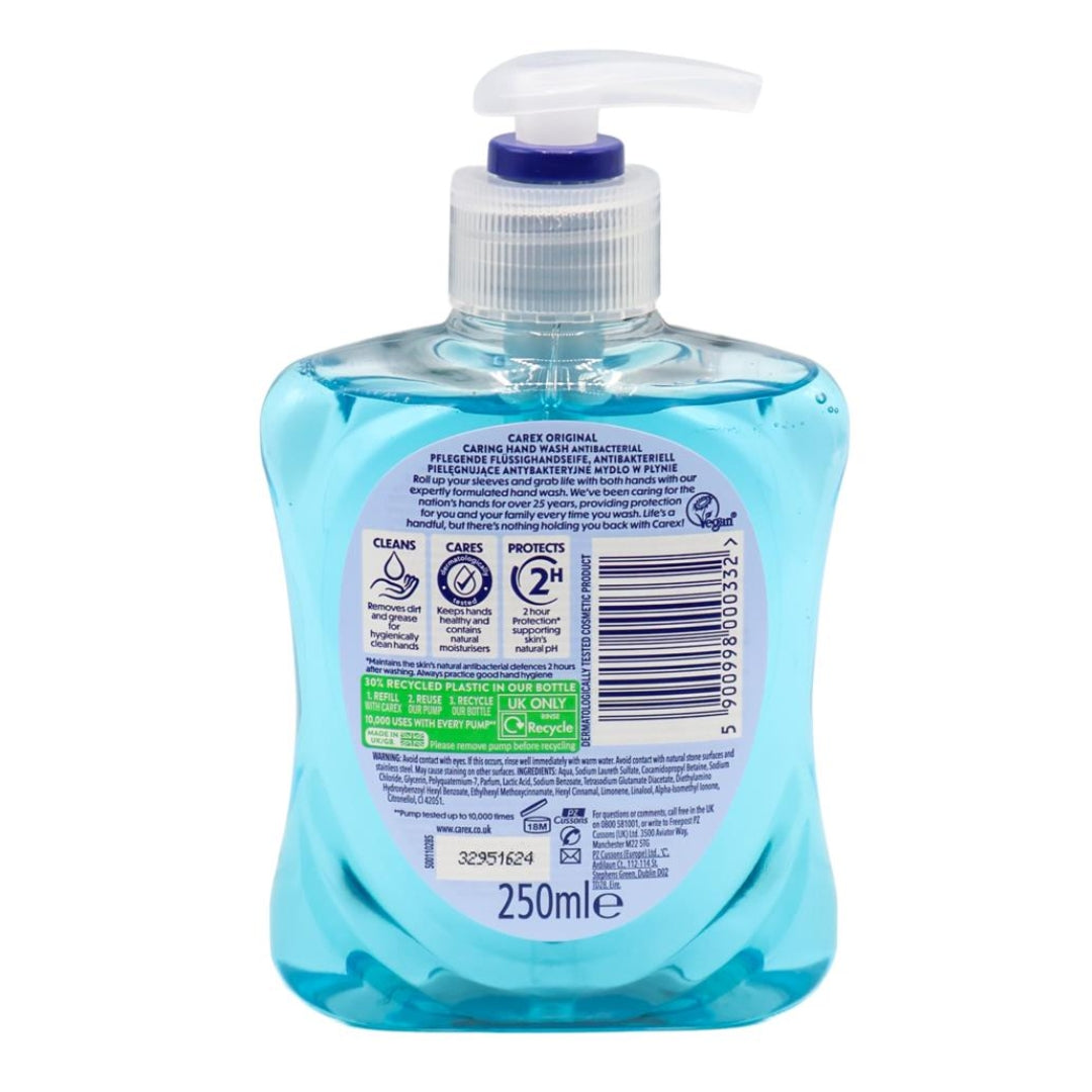 Carex Antibacterial Hand Wash Original 250mL (6 Pack)
