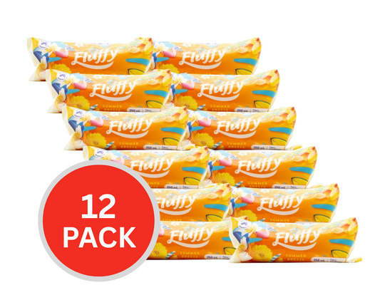 Fluffy Fabric Conditioner Summer Breeze 250ml (12 Pack)