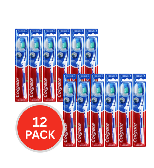 Colgate Toothbrush Extra Clean Medium (12 Packs)