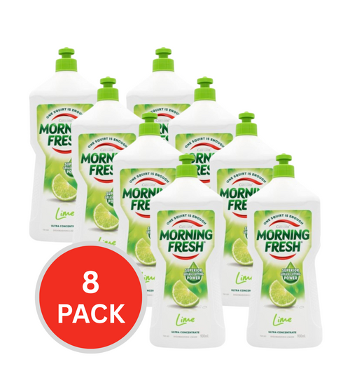 Morning Fresh 900ml Dishwashing Liquid Lime Fresh (8x Pack)