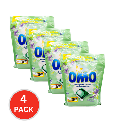 Omo Pk42 Detergent Capsules White Orchid And Mint (4x Pack)