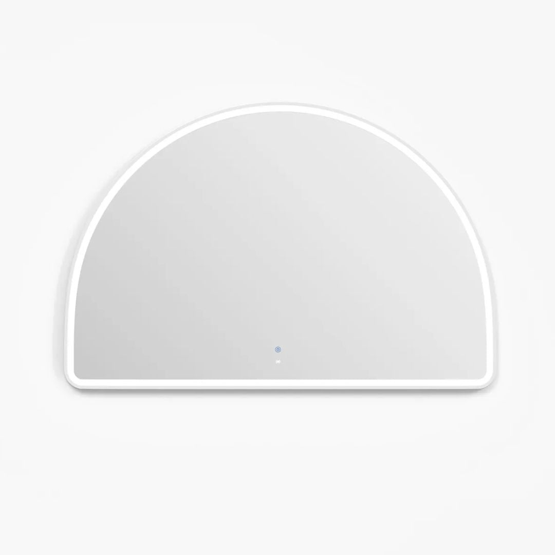 LED Moonlight Archie 1000(H)x1500(W) White Metal Frame Mirror