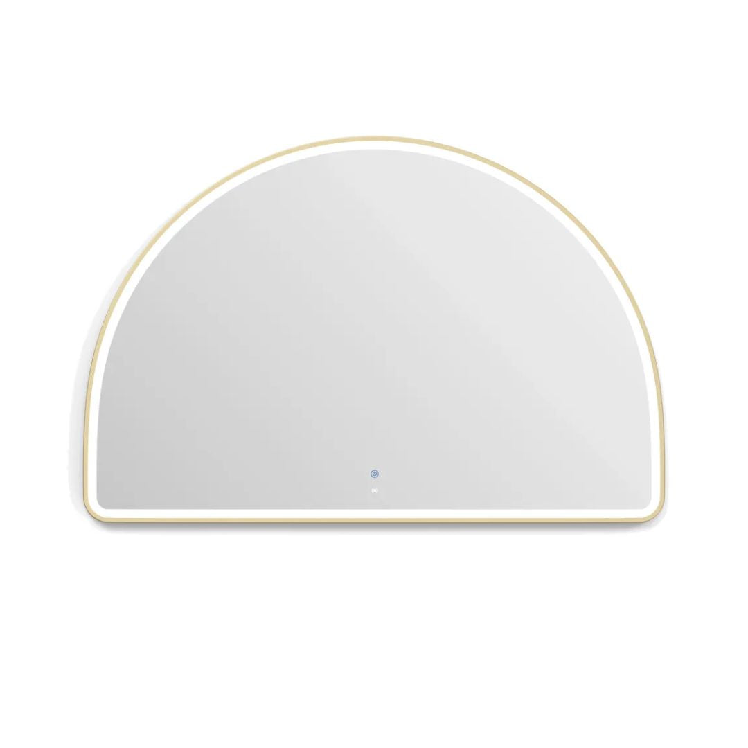 LED Moonlight Archie 800(H)x1200(W) Gold Metal Frame Mirror