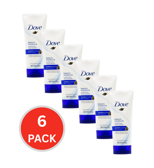 Dove 100g Facial Cleanser Conditioning Beauty Moisture (6x Pack)