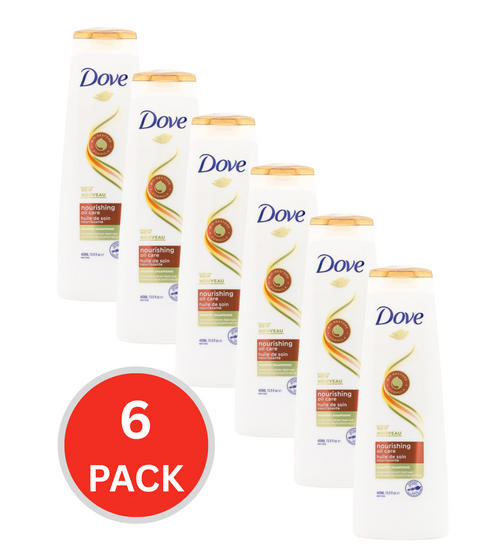 Dove Shampoo Nourishing Oil Care 400ml (6x Pack)