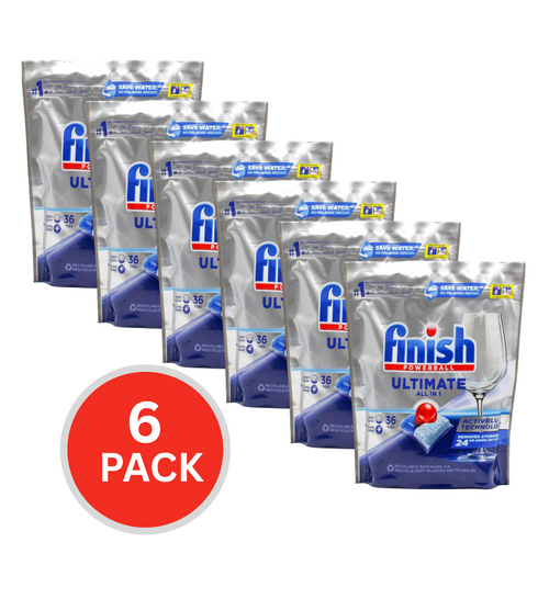 Finish Powerball Ultimate All In 1 6 x 36Pk (216 Tablets)