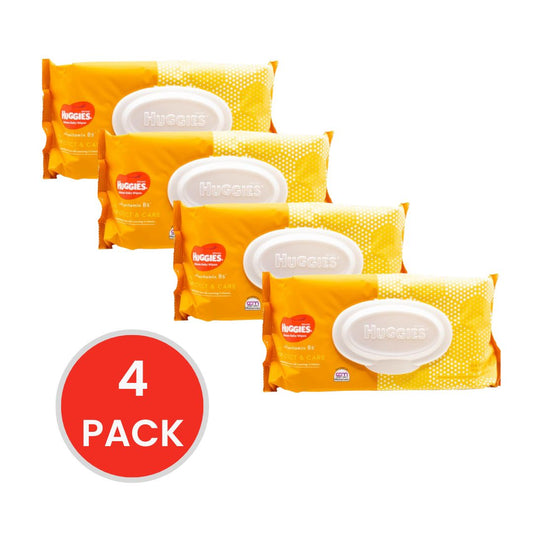 Huggies Baby Wipes Ultimate With Pro Vitamin B5 Protect And Care Protection From Rash Causing Irritants 4 x 64Pk (256 Wipes)