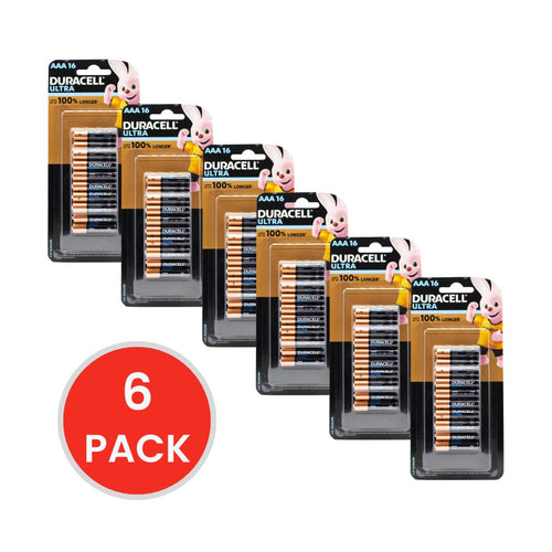 Duracell Batteries Ultra AAA 6 x 16Pk (Value Pack 96)
