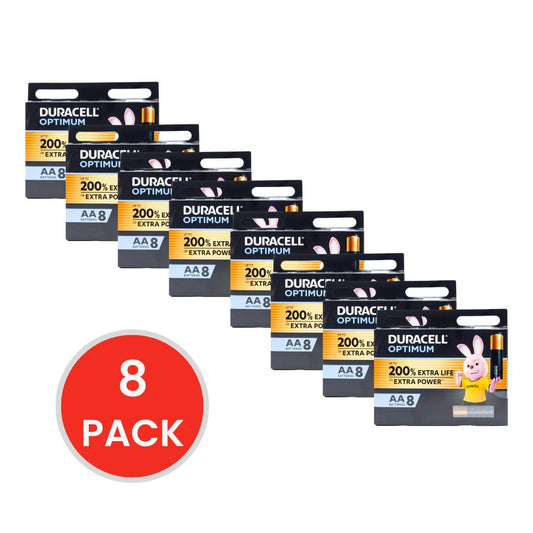 Duracell Batteries Optimum AA 12 x 8Pk (Value Pack 96)