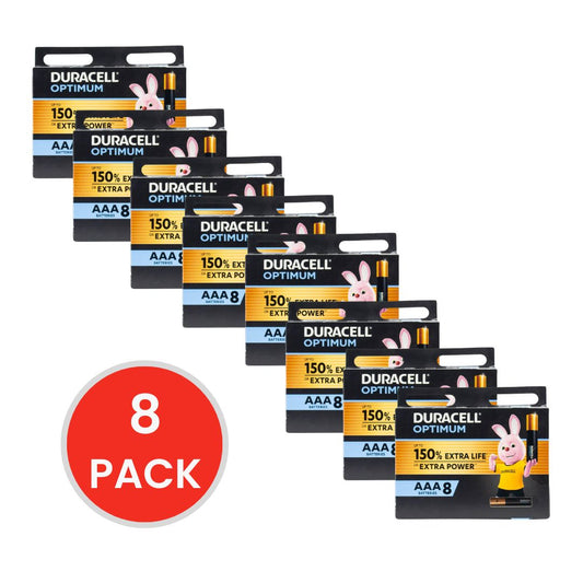 Duracell Batteries Optimum AAA 8 x 8Pk (Value Pack 64)