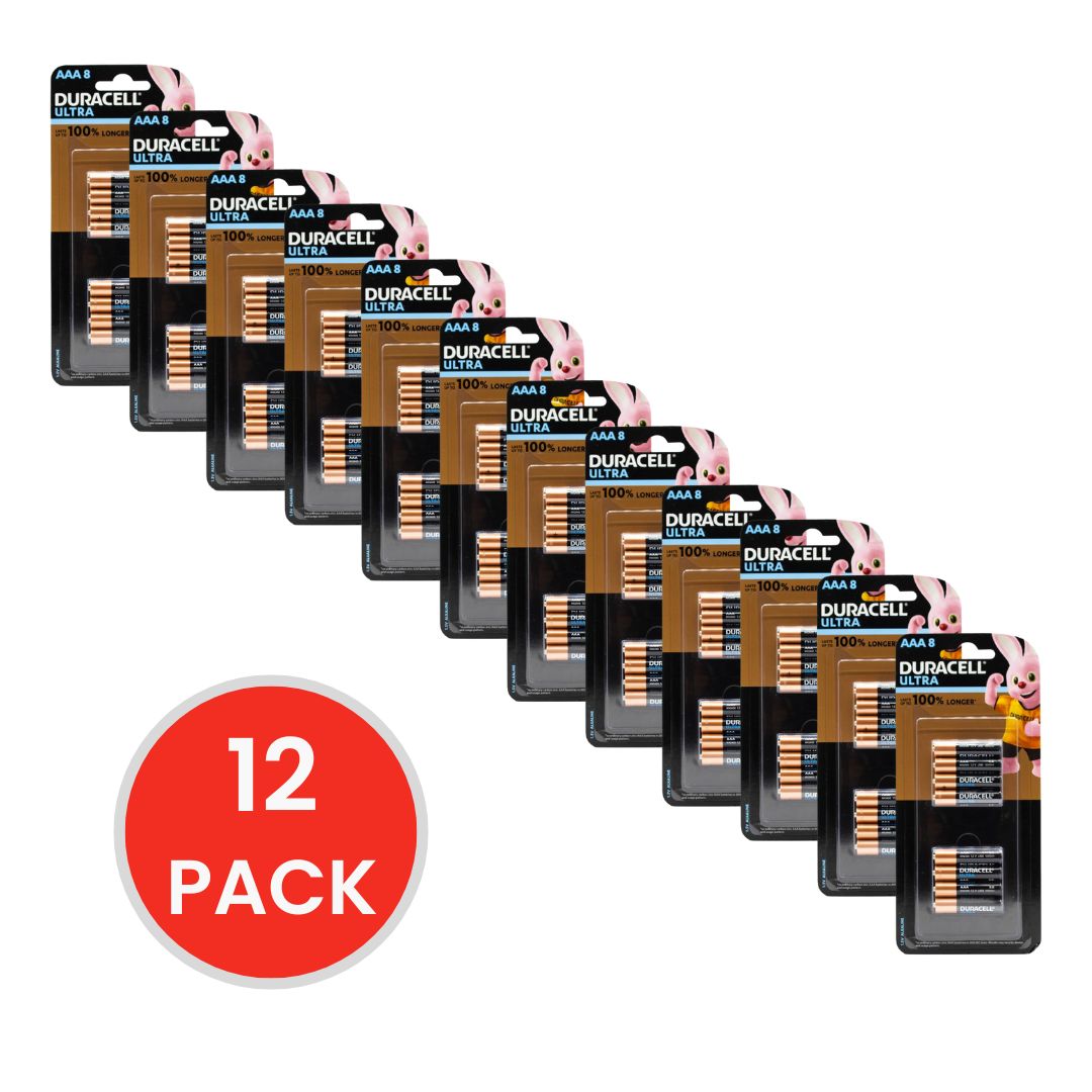 Duracell Batteries Ultra AAA 12 x 8Pk (Value Pack 96)