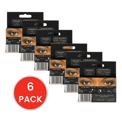 Eylure London Lashes Baroque Faux Mink (6x Pack)
