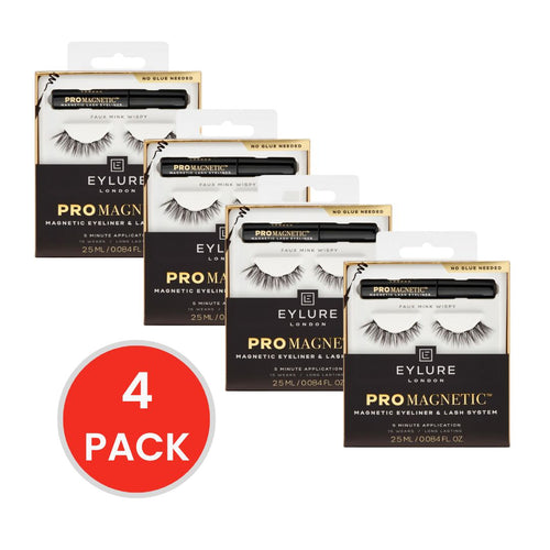 Eylure London Lashes Pro Magnetic Liner Faux Mink (4x Pack)
