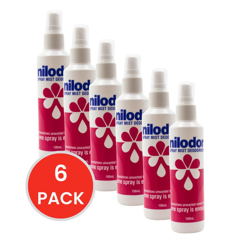 Nilodor Mist Deodoriser 100ml Spray (6x Pack)