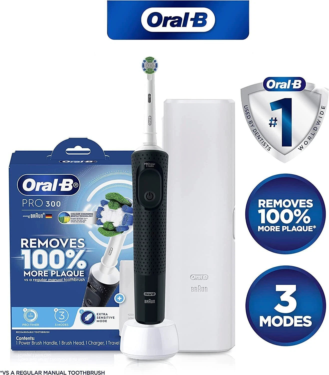 ORAL B TOOTHBRUSH POWER PRO 300