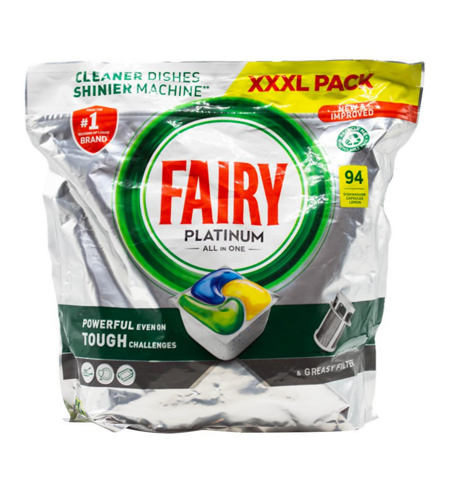 Fairy Dishwasher Tablets All-in-one Tablets 2 x 188 (376 Tablets)