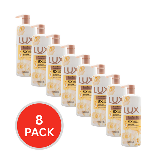 Lux Body Wash Bright Camellia 450ml (8 Pack)
