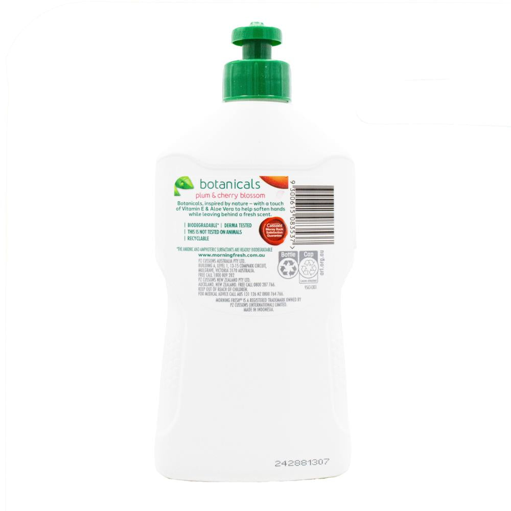 MORNING FRESH 350mL DISHWASHING LIQUID BOTANICALS ULTRA CONCENTRATE PLUM & CHERRY BLOSSOM (12x Pack)