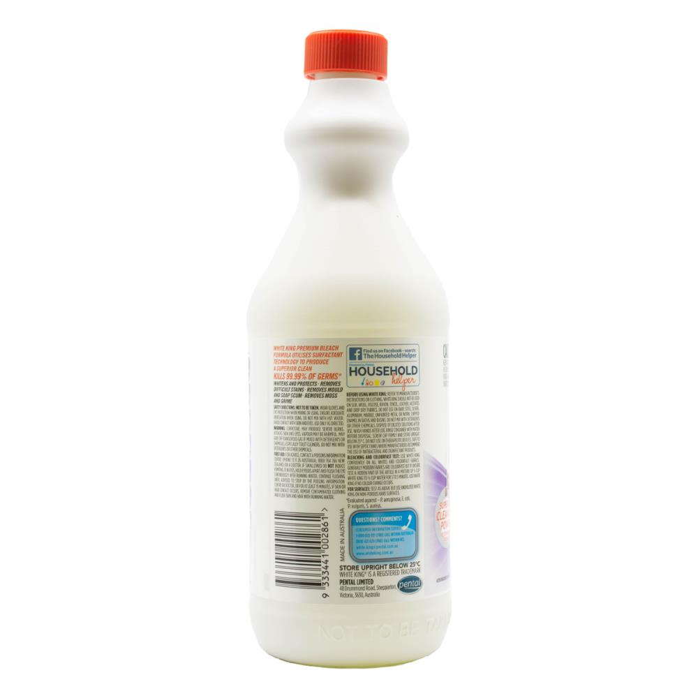 White King Premium Bleach Lavender 750ml (12 Pack)