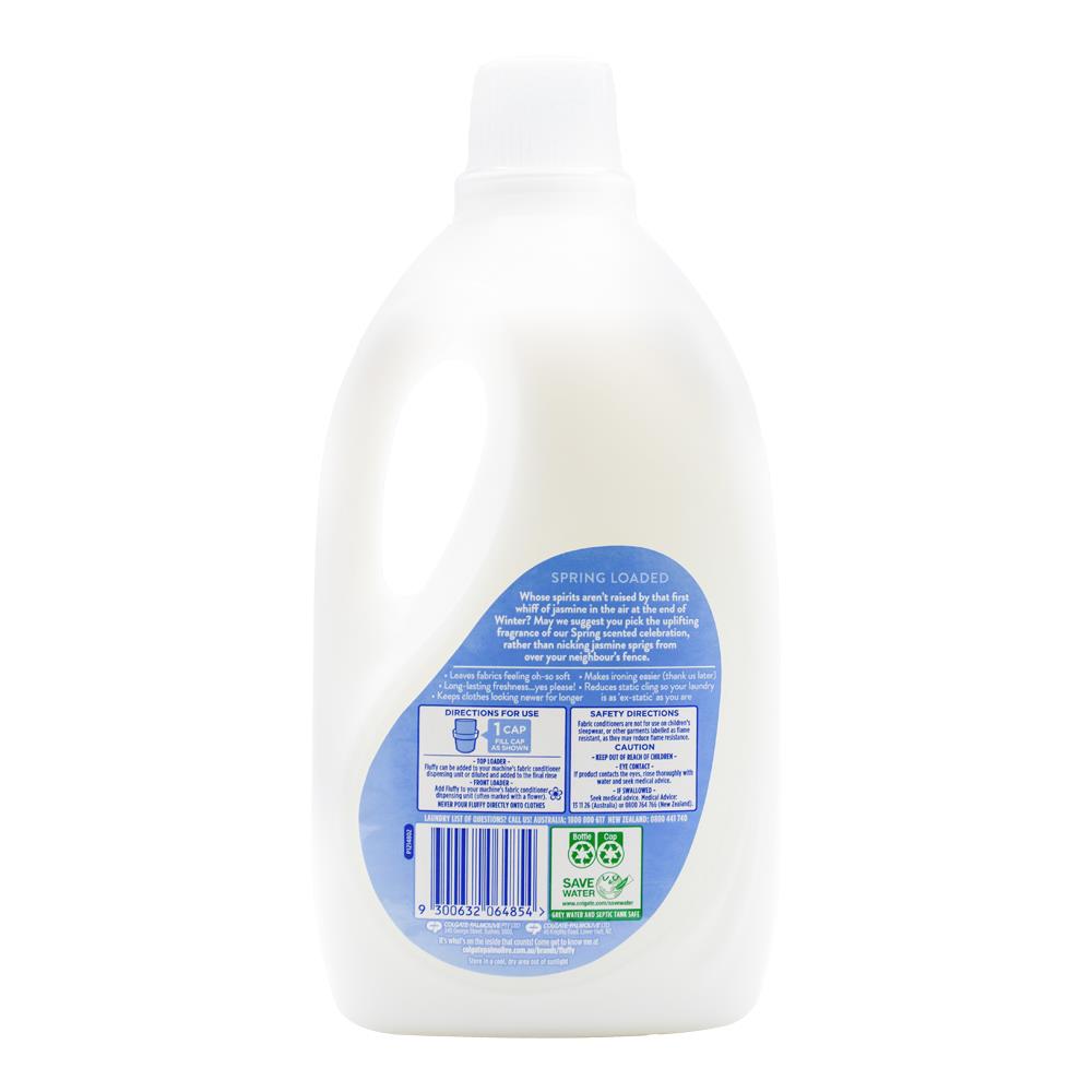 Fluffy Fabric Softener Jasmine Fresh Ready To Use 2L (6 Pack)