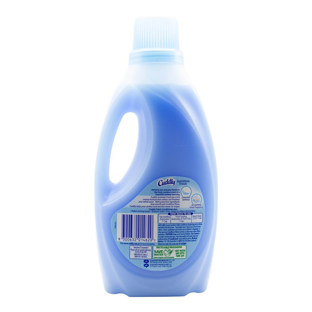 Cuddly Fabric Conditioner Sunshine Fresh Ready To Use 1L (12 Pack)
