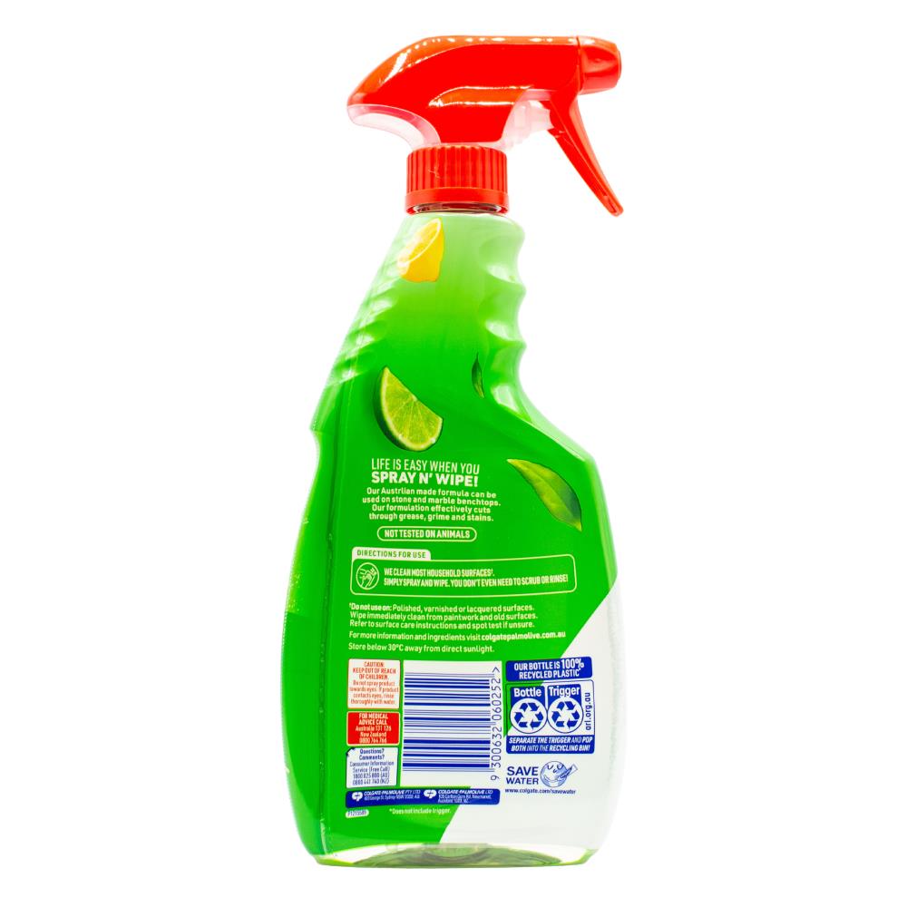 Ajax 500ml Spray N Wipe Trigger Kitchen Multi-purpose Baking Soda (8x Pack)